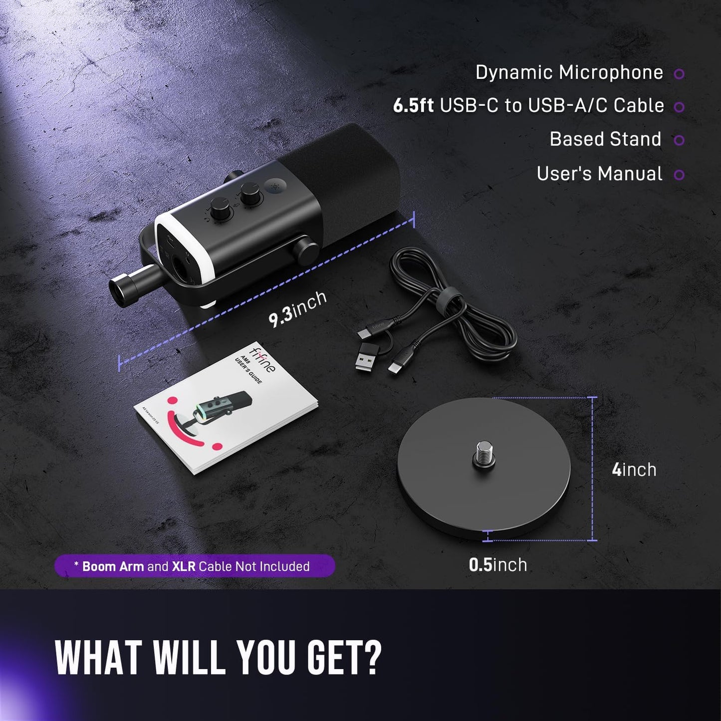 Elevate Your Streaming with the Ampligame AM8 Dynamic USB/XLR Microphone - Perfect for Podcasts, Gaming, and More!