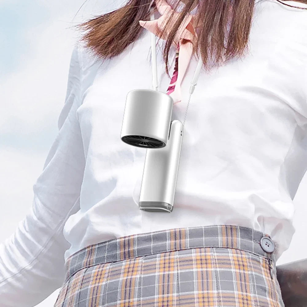 Experience Ultimate Cooling Anywhere with the 100 Turbos Chilled Ice Sensation Mini Turbo Speed Fan - USB Powered, Perfect for Outdoor Adventures, Office, and Dorm!