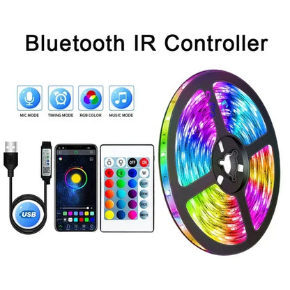 Transform Your Space with Color: USB LED Strip Lights with APP Control for Vibrant Room Decoration