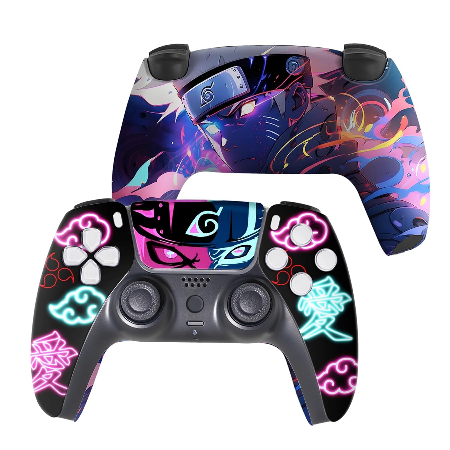 Elevate Your Gaming Experience with the Natrruto Custom Wireless PS-5 Controller - Unique Hydro-Dip Design for PlayStation 5 by BCB Controllers