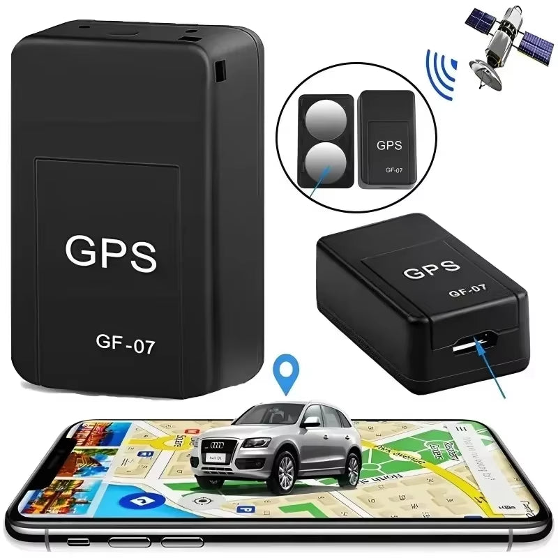 Compact GPS Tracking Device GF07 - Mini Car Locator with Strong Magnetic Anti-Lost Alarm