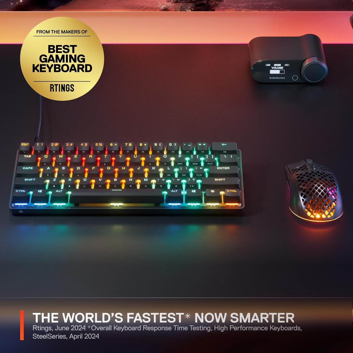 Apex Pro Mini Gen 3: Unleash Lightning-Fast Gaming with Adjustable Hypermagnetic Switches, RGB Illumination, and Game-Ready Presets