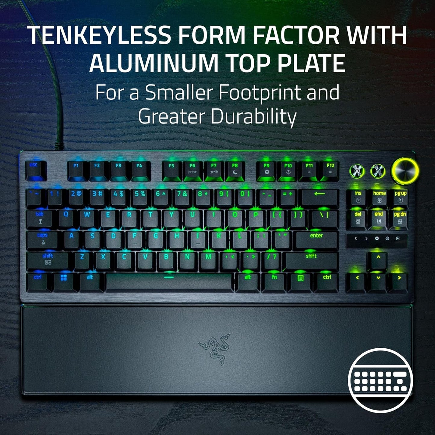 Unleash Your Gaming Potential with the Huntsman V3 Pro TKL 8KHz Esports Keyboard - Featuring Next-Gen Analog Optical Switches and Rapid Trigger Technology