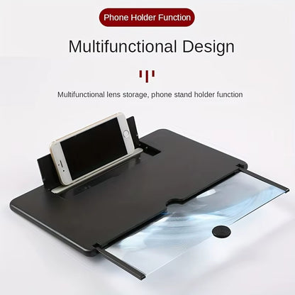 Transform Your Viewing Experience with the 10/12 Inch Multi-Functional HD Mobile Phone Screen Amplifier - Anti Blue Light Eye Protection and Enhanced Clarity