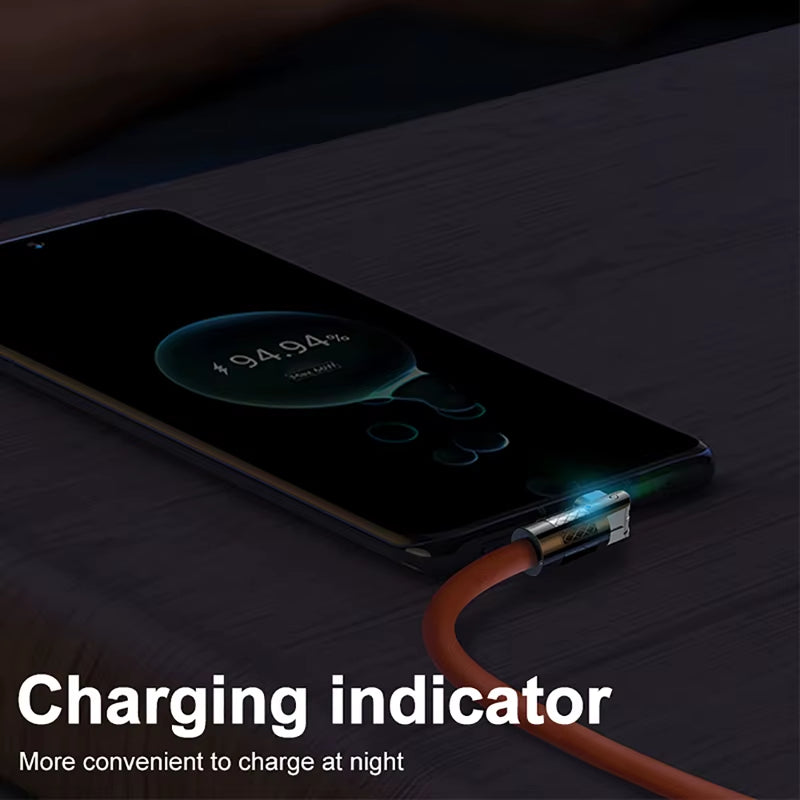 Experience Lightning-Fast Charging with the Micro USB 120W 3A Elbow Data Cable for Samsung Galaxy S7, S5, Xiaomi, and More!