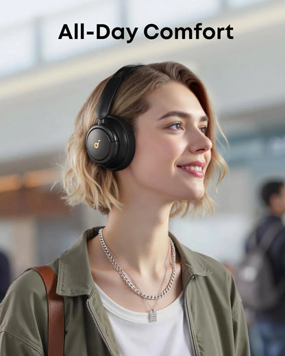 Experience Unmatched Sound Quality with the Q30 Hybrid Active Noise Cancelling Headphones - 50 Hours of Playtime and Custom EQ