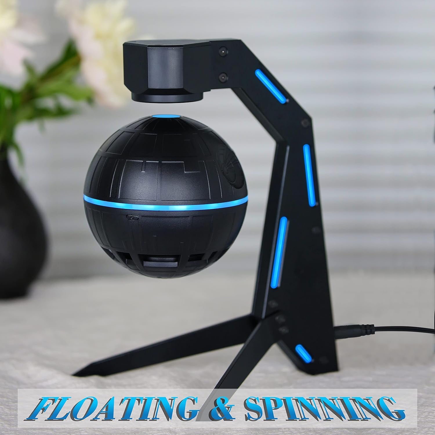 Experience the Future: Magnetic Levitation Bluetooth Speaker with 5W Sound and Stunning Design - Perfect Gift for Tech Lovers and Home Decor