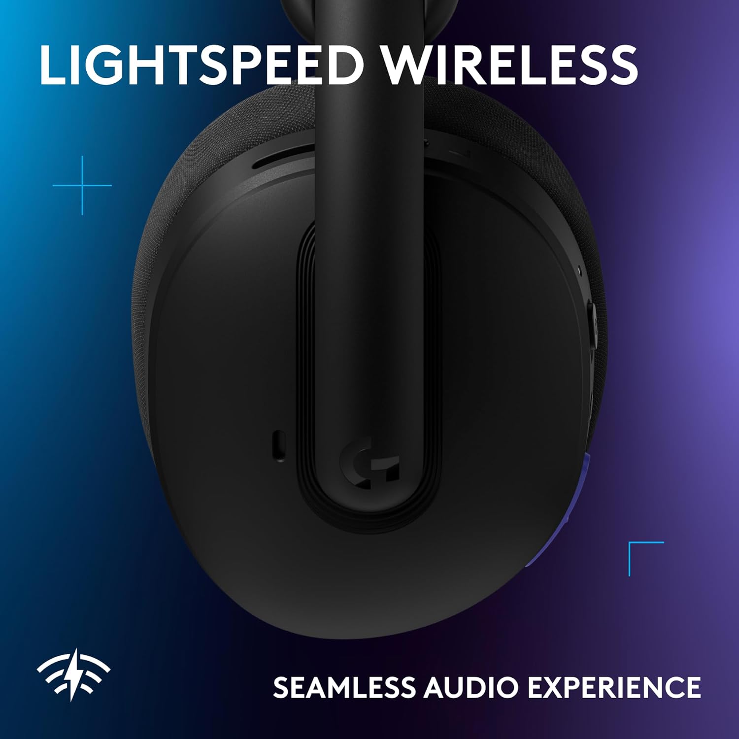 Logitech G325 LIGHTSPEED Wireless Gaming Headset - Immerse Yourself in 24-Bit Audio with All-Day Comfort, Built-In Noise-Cancelling Mic, and 24+ Hour Battery Life for PC, PS5, and Mobile Gaming.