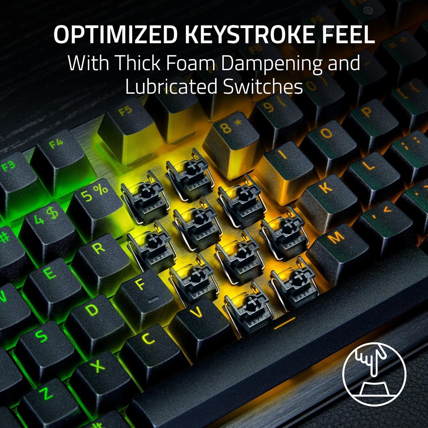 Unleash Your Gaming Potential with the Huntsman V3 Pro TKL 8KHz Esports Keyboard - Featuring Next-Gen Analog Optical Switches and Rapid Trigger Technology