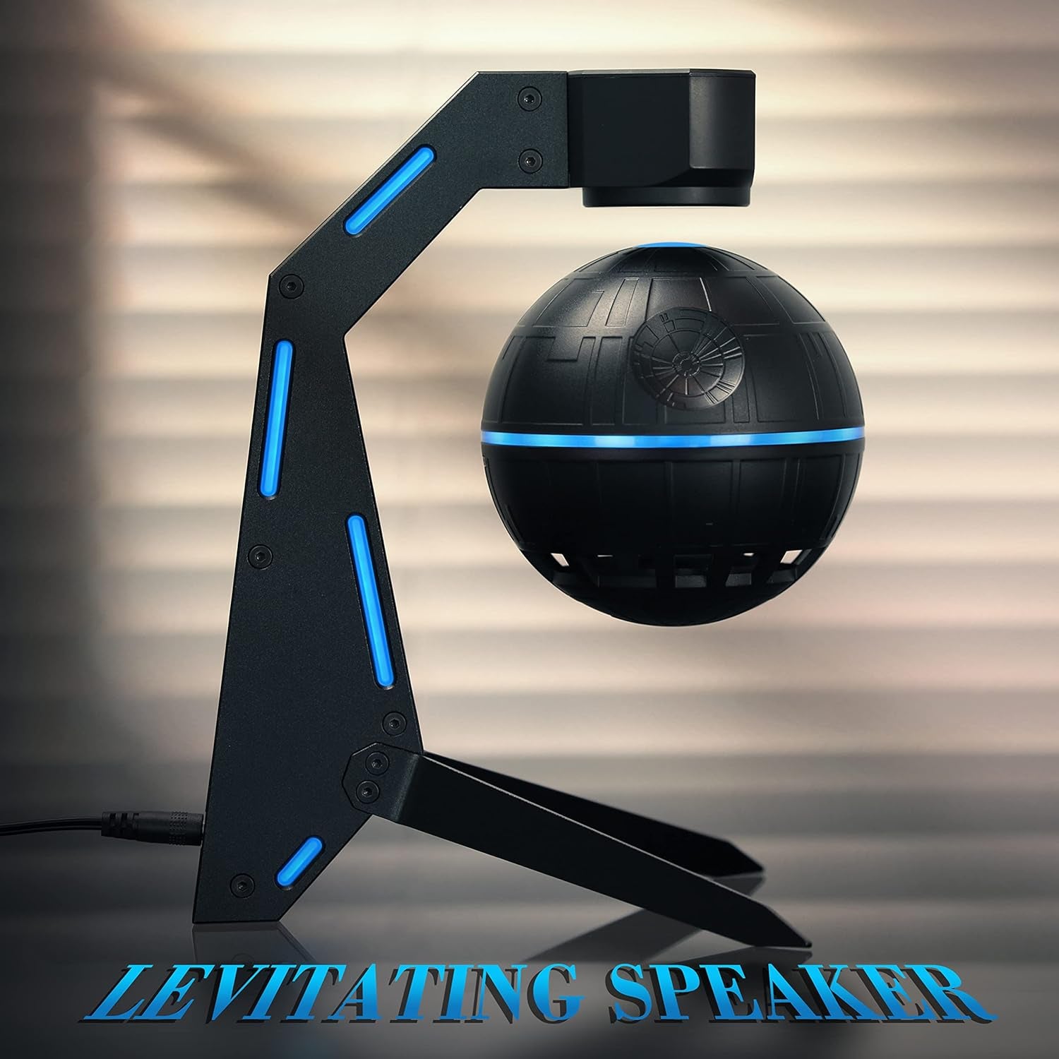 Experience the Future: Magnetic Levitation Bluetooth Speaker with 5W Sound and Stunning Design - Perfect Gift for Tech Lovers and Home Decor