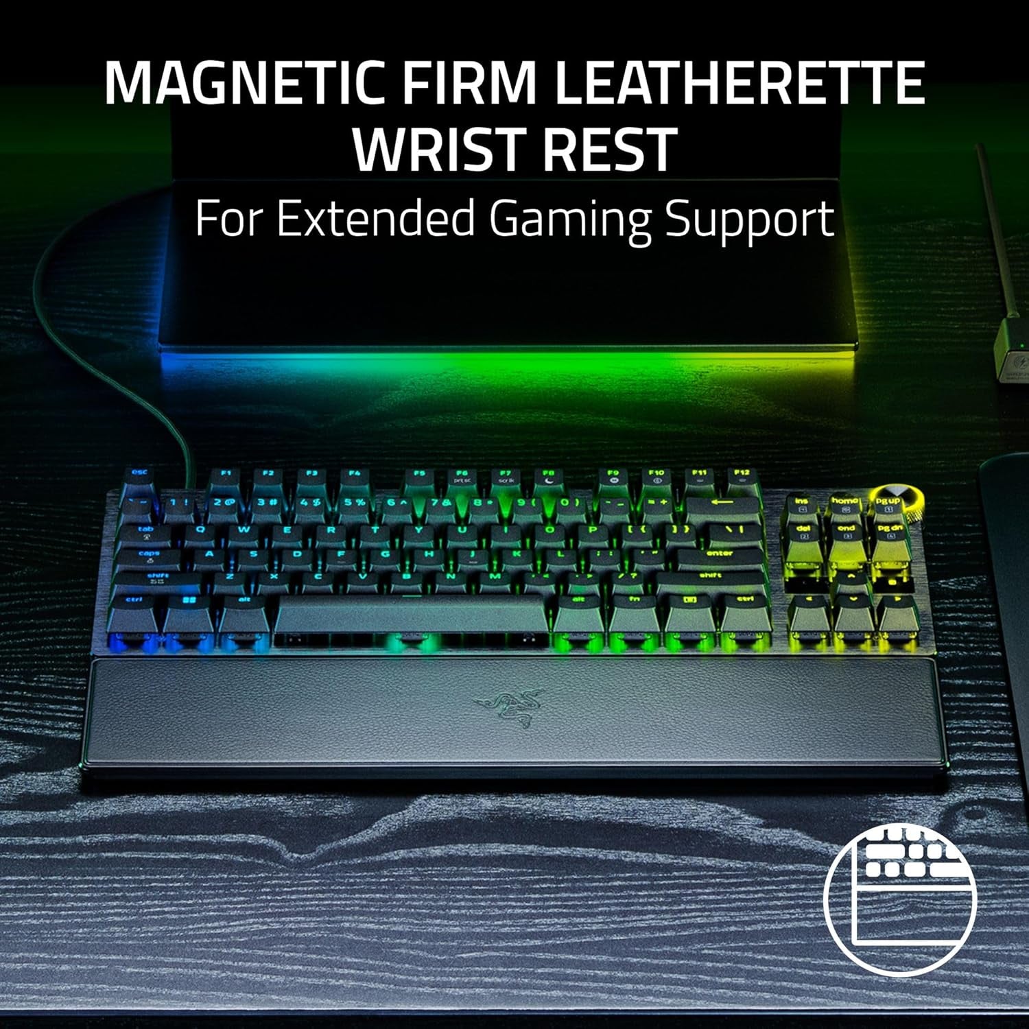 Unleash Your Gaming Potential with the Huntsman V3 Pro TKL 8KHz Esports Keyboard - Featuring Next-Gen Analog Optical Switches and Rapid Trigger Technology