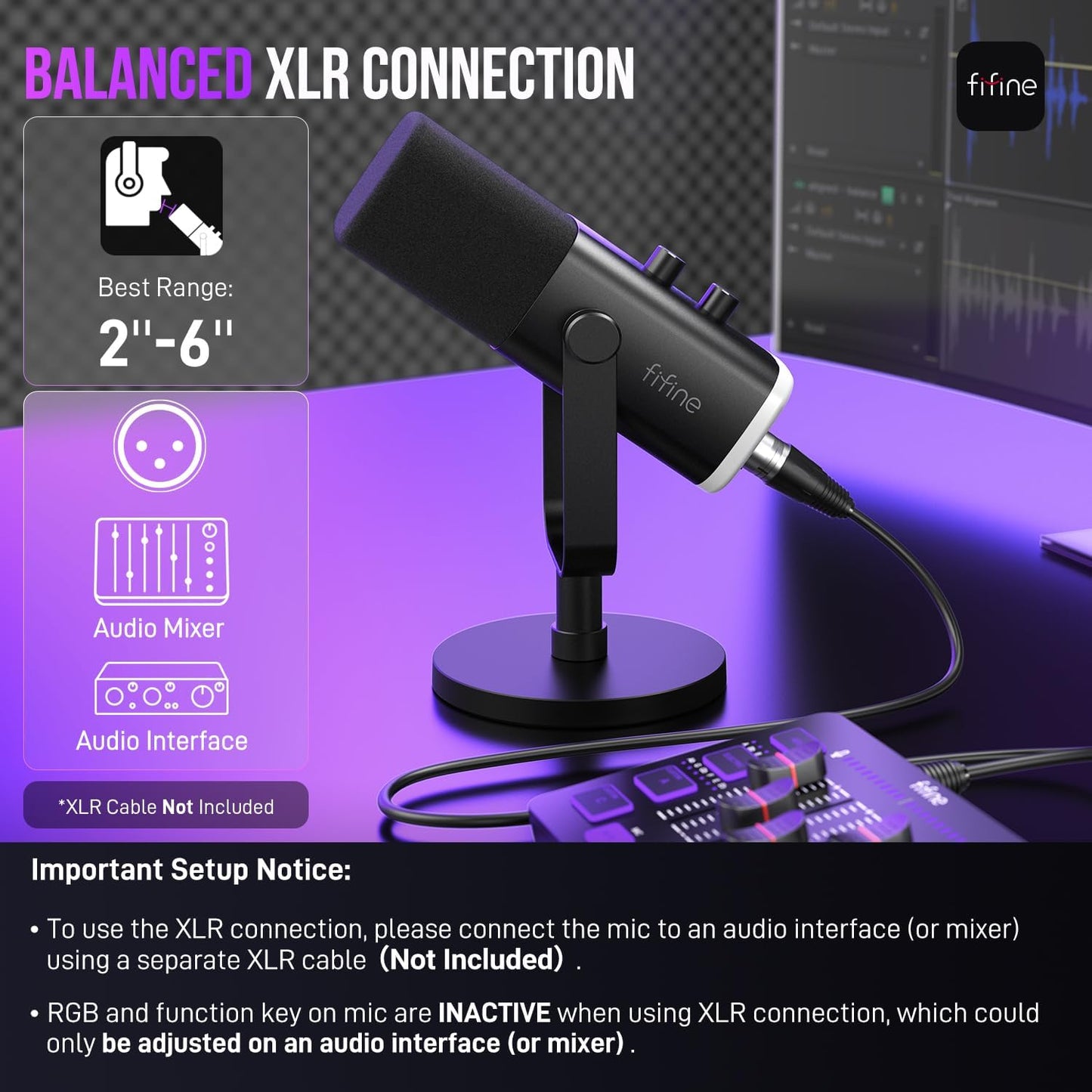 Elevate Your Streaming with the Ampligame AM8 Dynamic USB/XLR Microphone - Perfect for Podcasts, Gaming, and More!