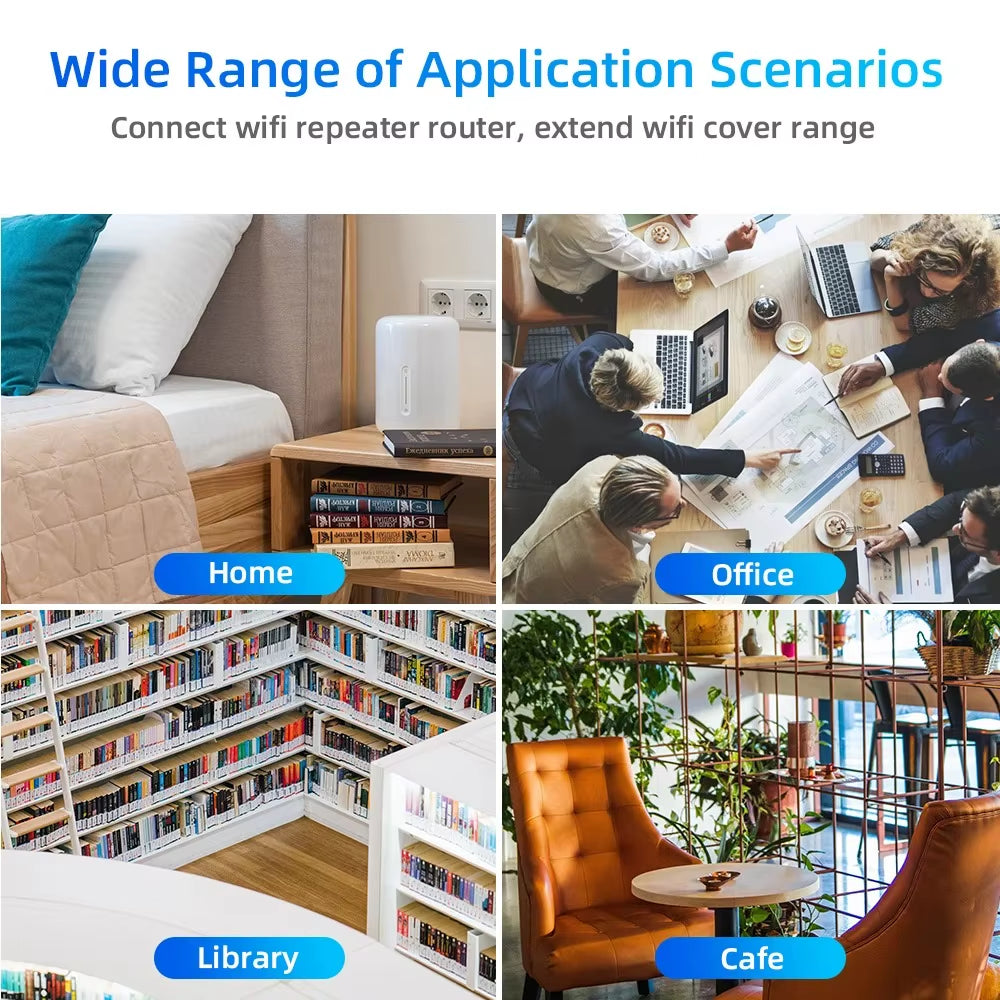 Enhance Your Internet Experience with the 5Ghz 1200Mbps Dual Band WiFi Repeater & Signal Booster