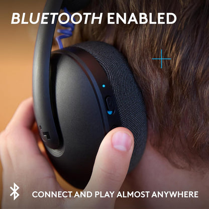 Logitech G325 LIGHTSPEED Wireless Gaming Headset - Immerse Yourself in 24-Bit Audio with All-Day Comfort, Built-In Noise-Cancelling Mic, and 24+ Hour Battery Life for PC, PS5, and Mobile Gaming.
