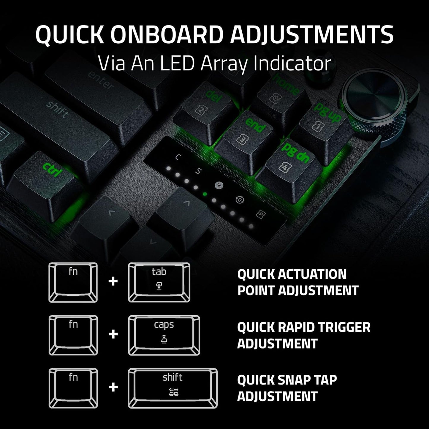 Unleash Your Gaming Potential with the Huntsman V3 Pro TKL 8KHz Esports Keyboard - Featuring Next-Gen Analog Optical Switches and Rapid Trigger Technology