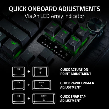 Unleash Your Gaming Potential with the Huntsman V3 Pro TKL 8KHz Esports Keyboard - Featuring Next-Gen Analog Optical Switches and Rapid Trigger Technology