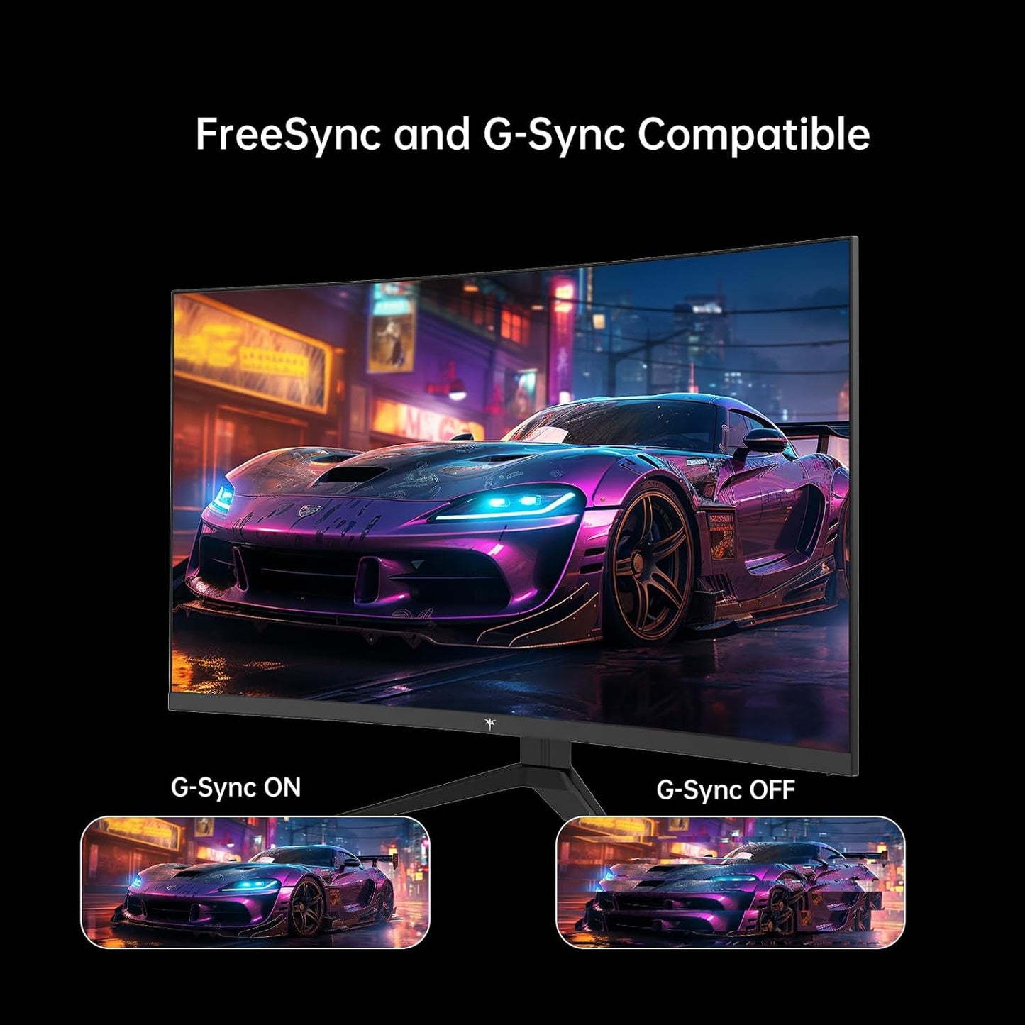 Experience Gaming Like Never Before with the 32 Inch FHD 1080P Curved Monitor - Unleash 165Hz Refresh Rate and 1ms Response Time for Ultimate Performance!