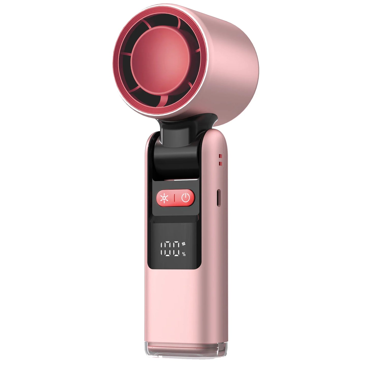Experience Ultimate Cooling Anywhere with the 100 Turbos Chilled Ice Sensation Mini Turbo Speed Fan - USB Powered, Perfect for Outdoor Adventures, Office, and Dorm!