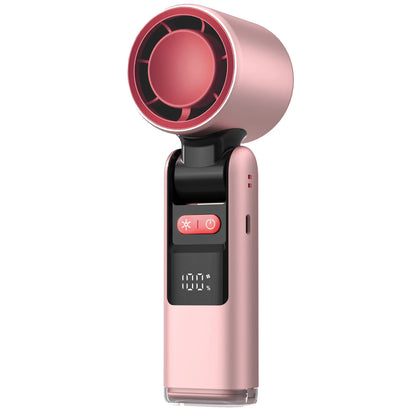 Experience Ultimate Cooling Anywhere with the 100 Turbos Chilled Ice Sensation Mini Turbo Speed Fan - USB Powered, Perfect for Outdoor Adventures, Office, and Dorm!