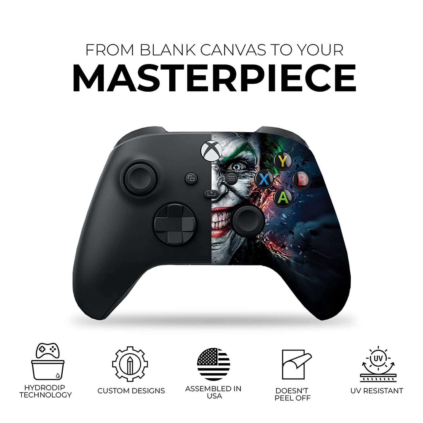 Elevate Your Gaming Experience with the Jokkker Custom Wireless Xbox Controller - Unique Hydro-Dip Design for Xbox One/Series X/S