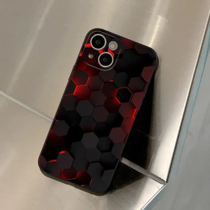 Stylish Car Carbon Fibre Full Coverage Phone Case for iPhone 17, 16 Pro, 15 Pro Max, 14 Pro, 12 Pro, and More - Premium Black TPU Protection