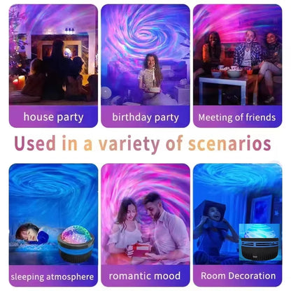 Transform Your Space with the LED Galaxy Projector Light – Colorful Starry Night Projection for Kids' Rooms and Festive Celebrations