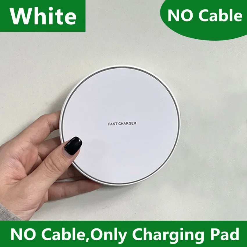 Ultra-Fast 200W Wireless Charger Pad - Compatible with Samsung Galaxy S25/S24/S23/S22, Xiaomi, iPhone 16/15/14/13/12 Pro Max & More!