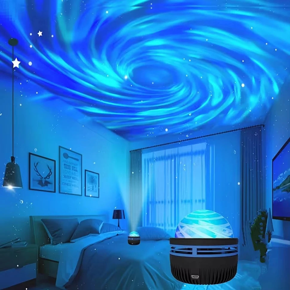 Transform Your Space with the LED Galaxy Projector Light – Colorful Starry Night Projection for Kids' Rooms and Festive Celebrations