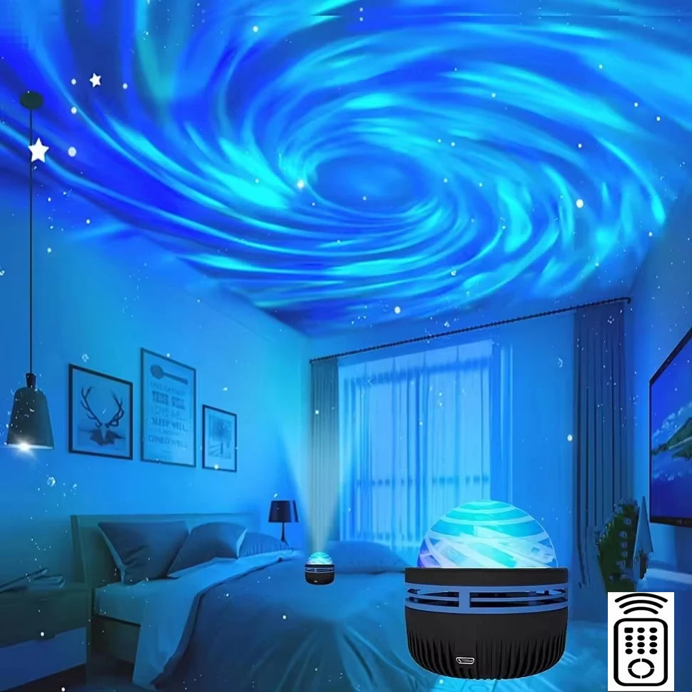 Transform Your Space with the LED Galaxy Projector Light – Colorful Starry Night Projection for Kids' Rooms and Festive Celebrations
