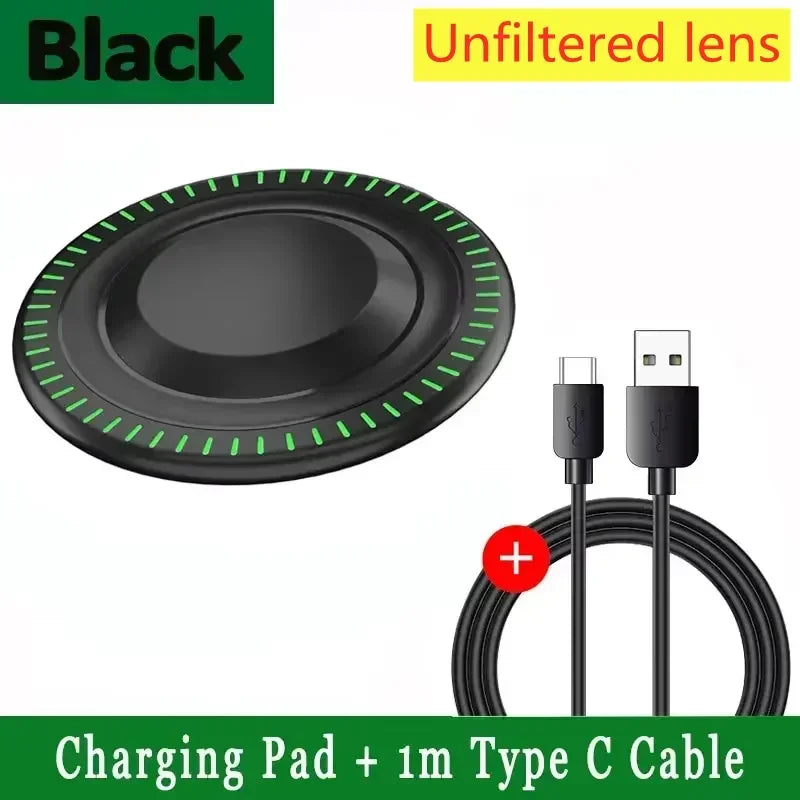 Ultra-Fast 200W Wireless Charger Pad - Compatible with Samsung Galaxy S25/S24/S23/S22, Xiaomi, iPhone 16/15/14/13/12 Pro Max & More!