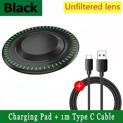 Ultra-Fast 200W Wireless Charger Pad - Compatible with Samsung Galaxy S25/S24/S23/S22, Xiaomi, iPhone 16/15/14/13/12 Pro Max & More!