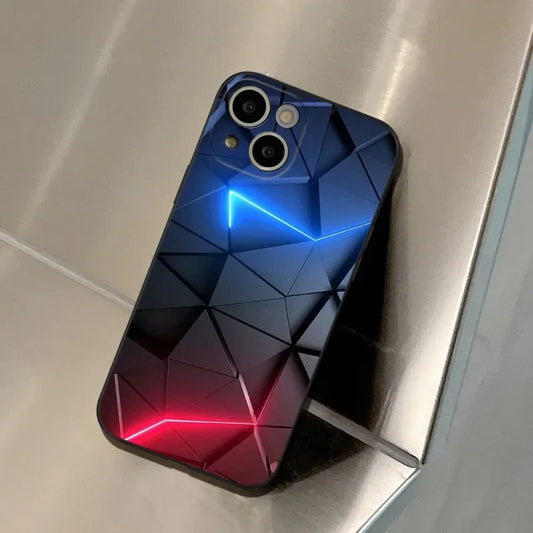 Stylish Car Carbon Fibre Full Coverage Phone Case for iPhone 17, 16 Pro, 15 Pro Max, 14 Pro, 12 Pro, and More - Premium Black TPU Protection