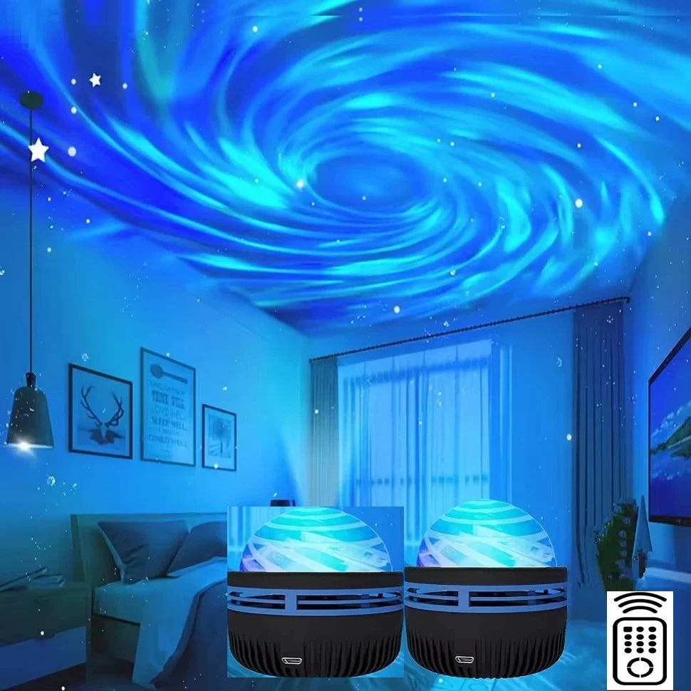 Transform Your Space with the LED Galaxy Projector Light – Colorful Starry Night Projection for Kids' Rooms and Festive Celebrations