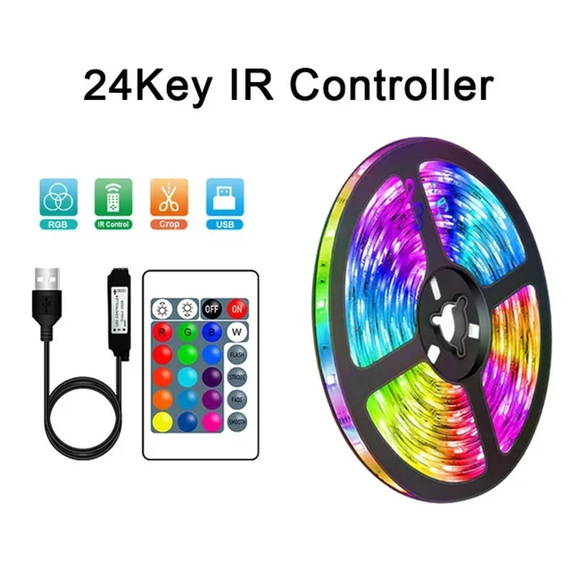 Transform Your Space with Color: USB LED Strip Lights with APP Control for Vibrant Room Decoration