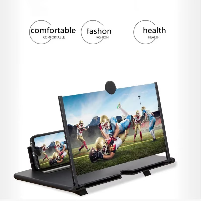 Transform Your Viewing Experience with the 10/12 Inch Multi-Functional HD Mobile Phone Screen Amplifier - Anti Blue Light Eye Protection and Enhanced Clarity