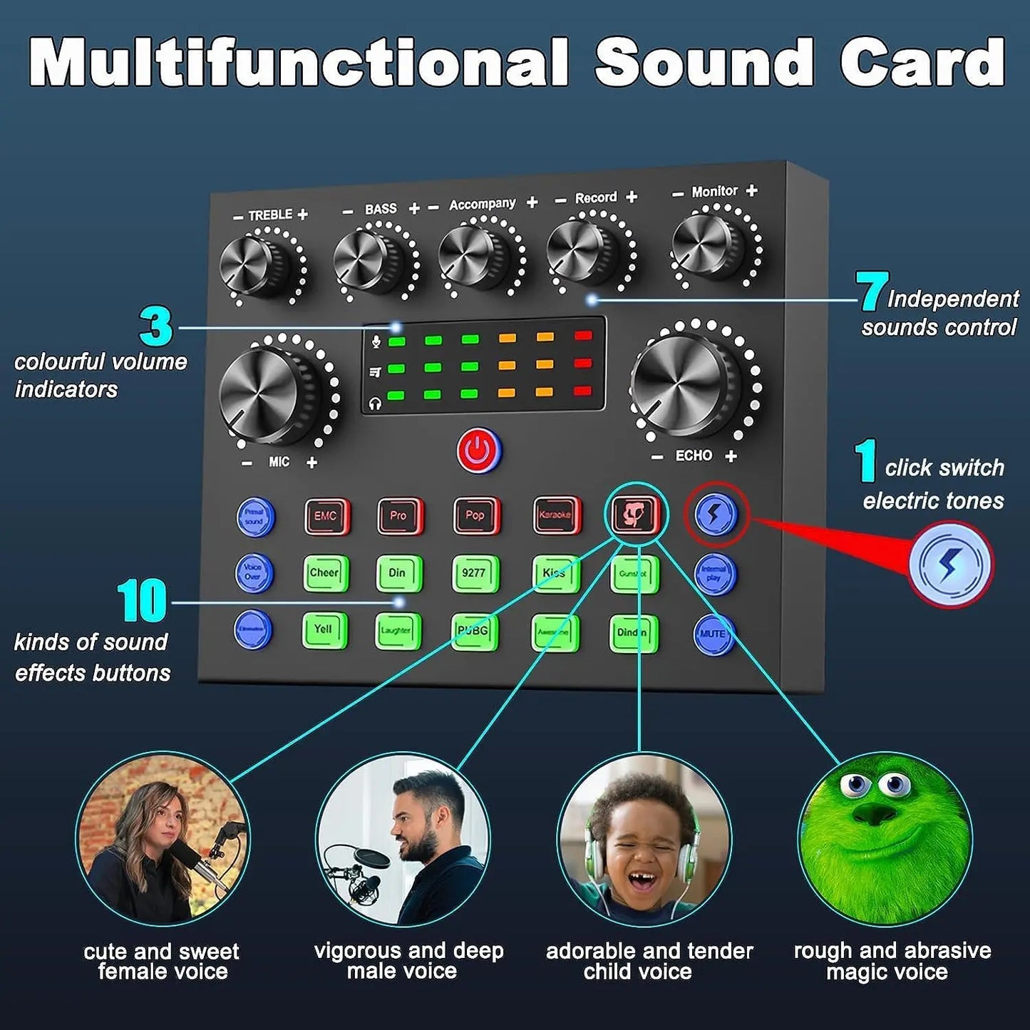 Ultimate Zealsound Podcast Equipment Bundle - Professional BM800 Microphone with V8S Voice Changer for Streaming, Recording, and Content Creation on PC, Mobile, TikTok, and YouTube