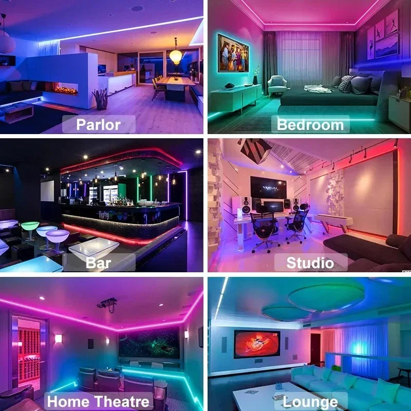 Transform Your Space with Color: USB LED Strip Lights with APP Control for Vibrant Room Decoration