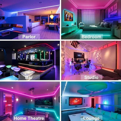 Transform Your Space with Color: USB LED Strip Lights with APP Control for Vibrant Room Decoration
