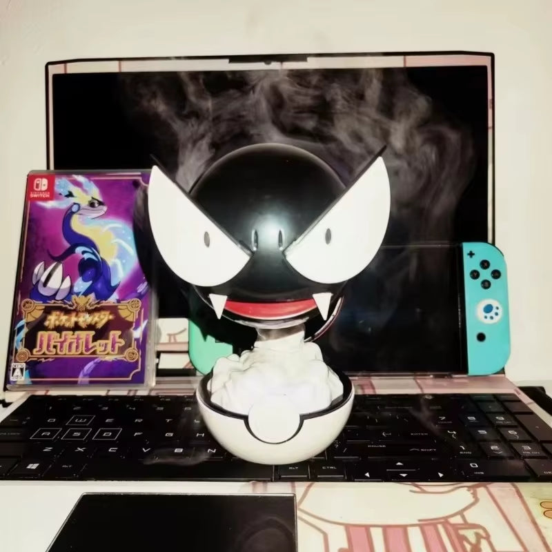 Anime Gastly Humidifier: Pokemon-Themed Desktop Air Purifier with LED Lamp - Perfect Gift for Fans!