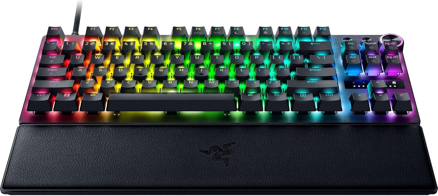 Unleash Your Gaming Potential with the Huntsman V3 Pro TKL 8KHz Esports Keyboard - Featuring Next-Gen Analog Optical Switches and Rapid Trigger Technology