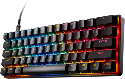 Apex Pro Mini Gen 3: Unleash Lightning-Fast Gaming with Adjustable Hypermagnetic Switches, RGB Illumination, and Game-Ready Presets