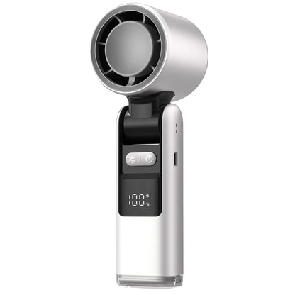Experience Ultimate Cooling Anywhere with the 100 Turbos Chilled Ice Sensation Mini Turbo Speed Fan - USB Powered, Perfect for Outdoor Adventures, Office, and Dorm!