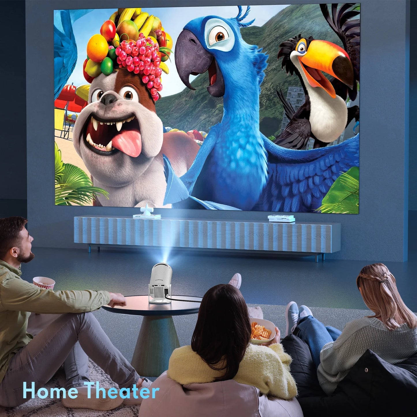 Experience Cinematic Brilliance with the 4K Mini Projector - Perfect for Movie Nights, Gaming, and More!