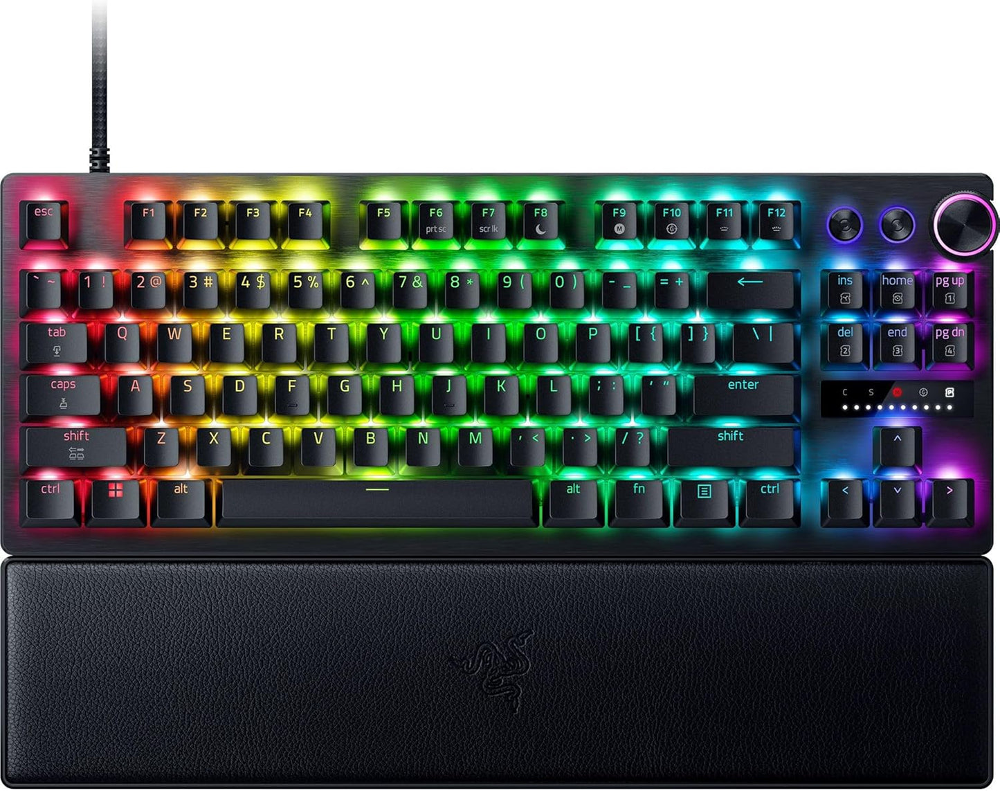 Unleash Your Gaming Potential with the Huntsman V3 Pro TKL 8KHz Esports Keyboard - Featuring Next-Gen Analog Optical Switches and Rapid Trigger Technology
