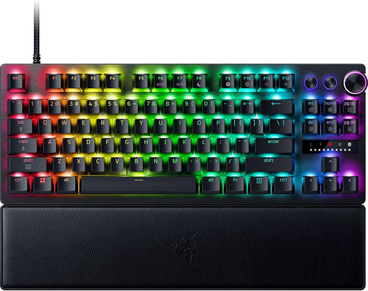 Unleash Your Gaming Potential with the Huntsman V3 Pro TKL 8KHz Esports Keyboard - Featuring Next-Gen Analog Optical Switches and Rapid Trigger Technology